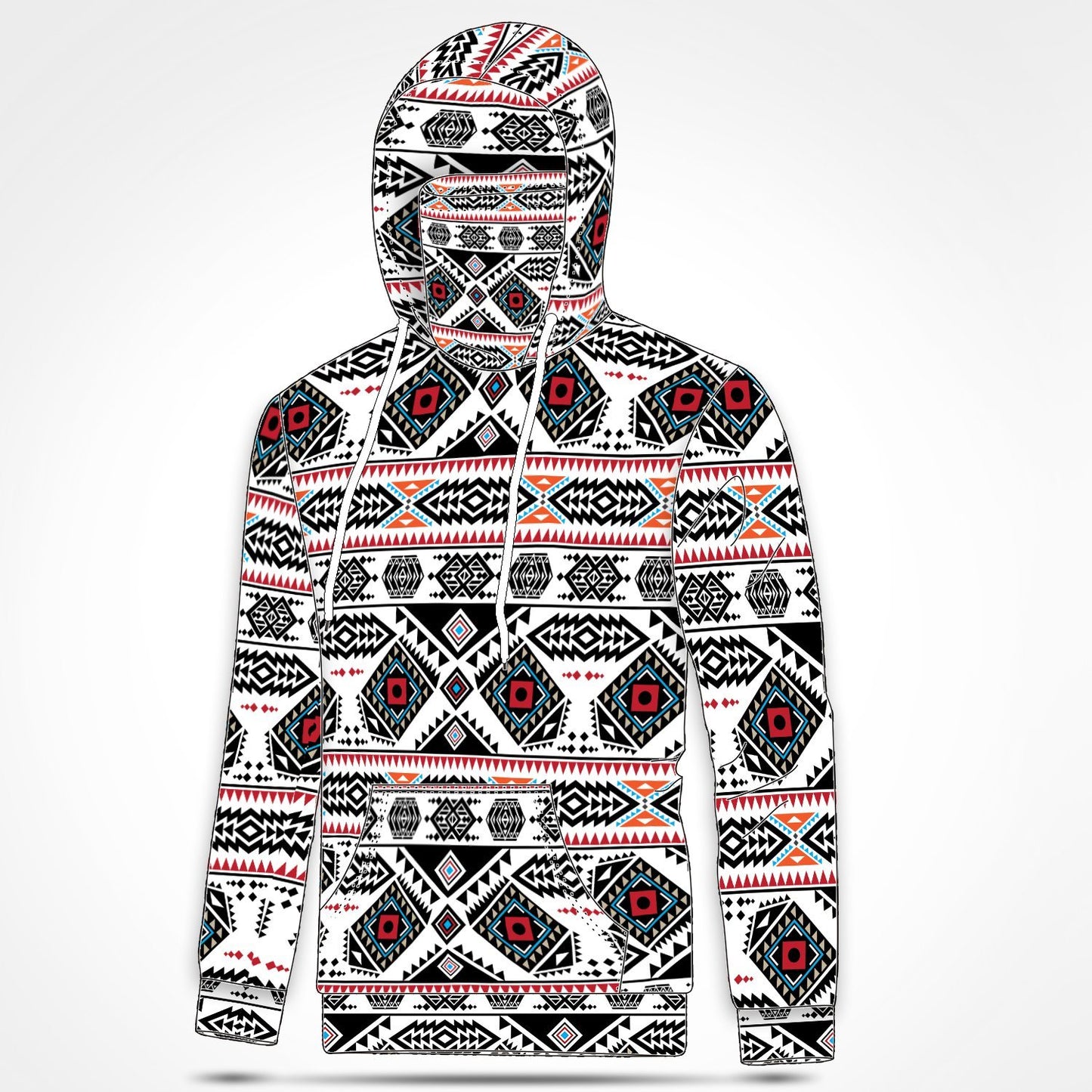 California Coast Hoodie with Face Cover 49 Dzine 
