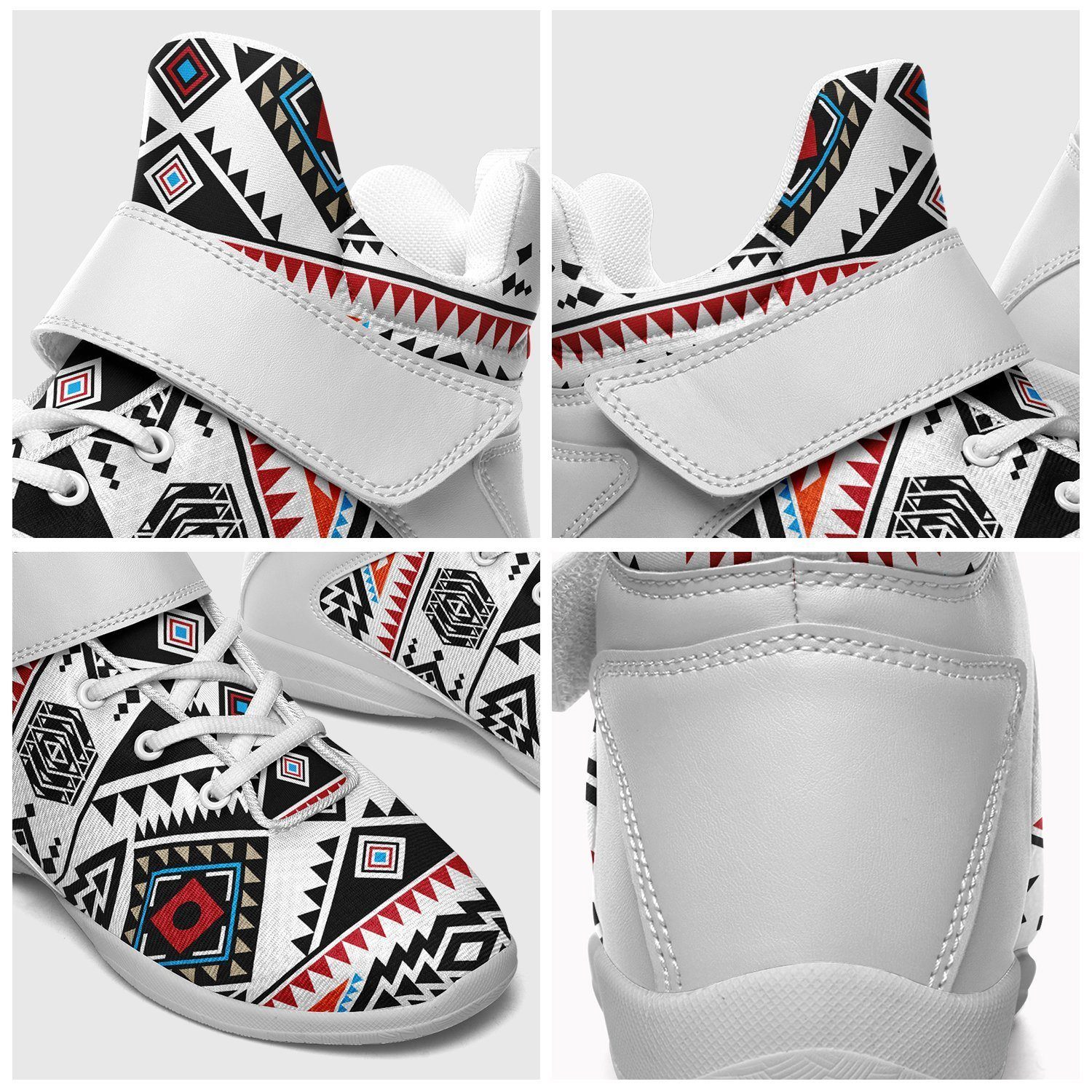 California Coast Ipottaa Basketball / Sport High Top Shoes - White Sole 49 Dzine 