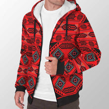 Load image into Gallery viewer, California Coast Mask Sherpa Hoodie 49 Dzine 
