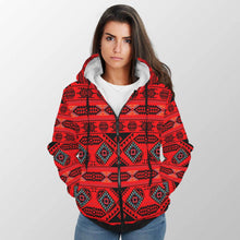 Load image into Gallery viewer, California Coast Mask Sherpa Hoodie 49 Dzine 
