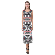 Load image into Gallery viewer, California Coast Phaedra Sleeveless Open Fork Long Dress (Model D08) Phaedra Sleeveless Open Fork Long Dress (D08) e-joyer 
