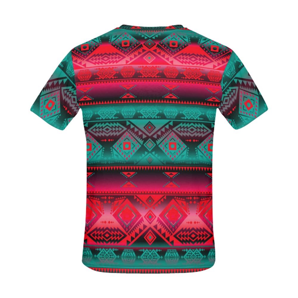 California Coast Summer Gather All Over Print T-Shirt for Men (USA Size) (Model T40) All Over Print T-Shirt for Men (T40) e-joyer 