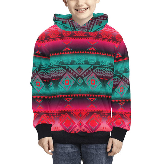 California Coast Summer Gather Kids' All Over Print Hoodie (Model H38) Kids' AOP Hoodie (H38) e-joyer 