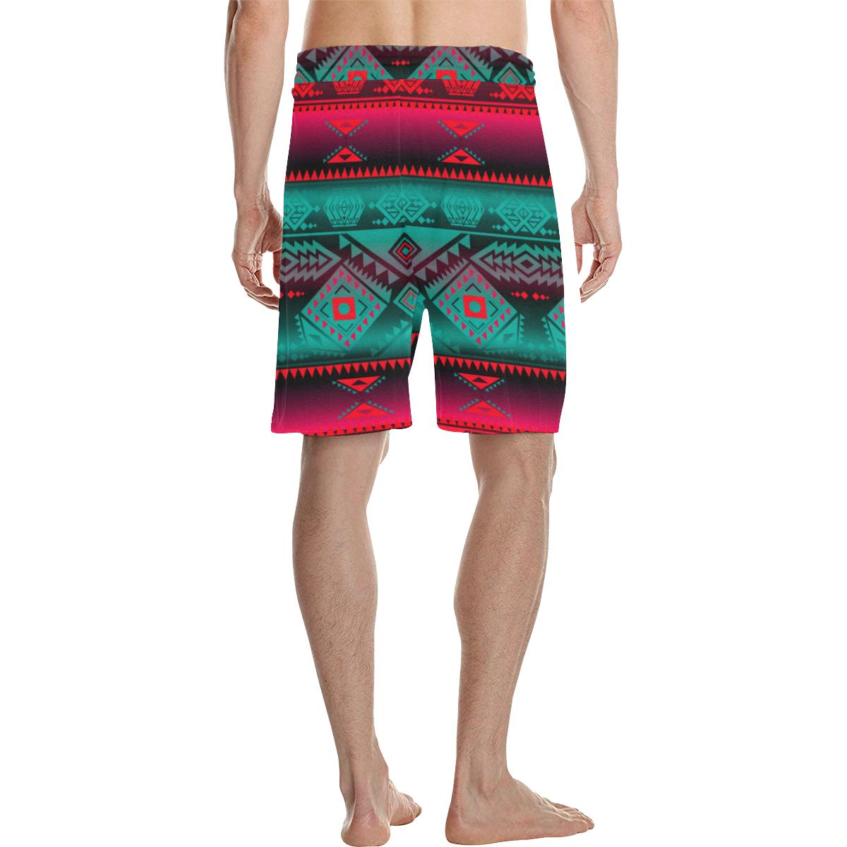 California Coast Summer Gather Men's All Over Print Casual Shorts (Model L23) Men's Casual Shorts (L23) e-joyer 