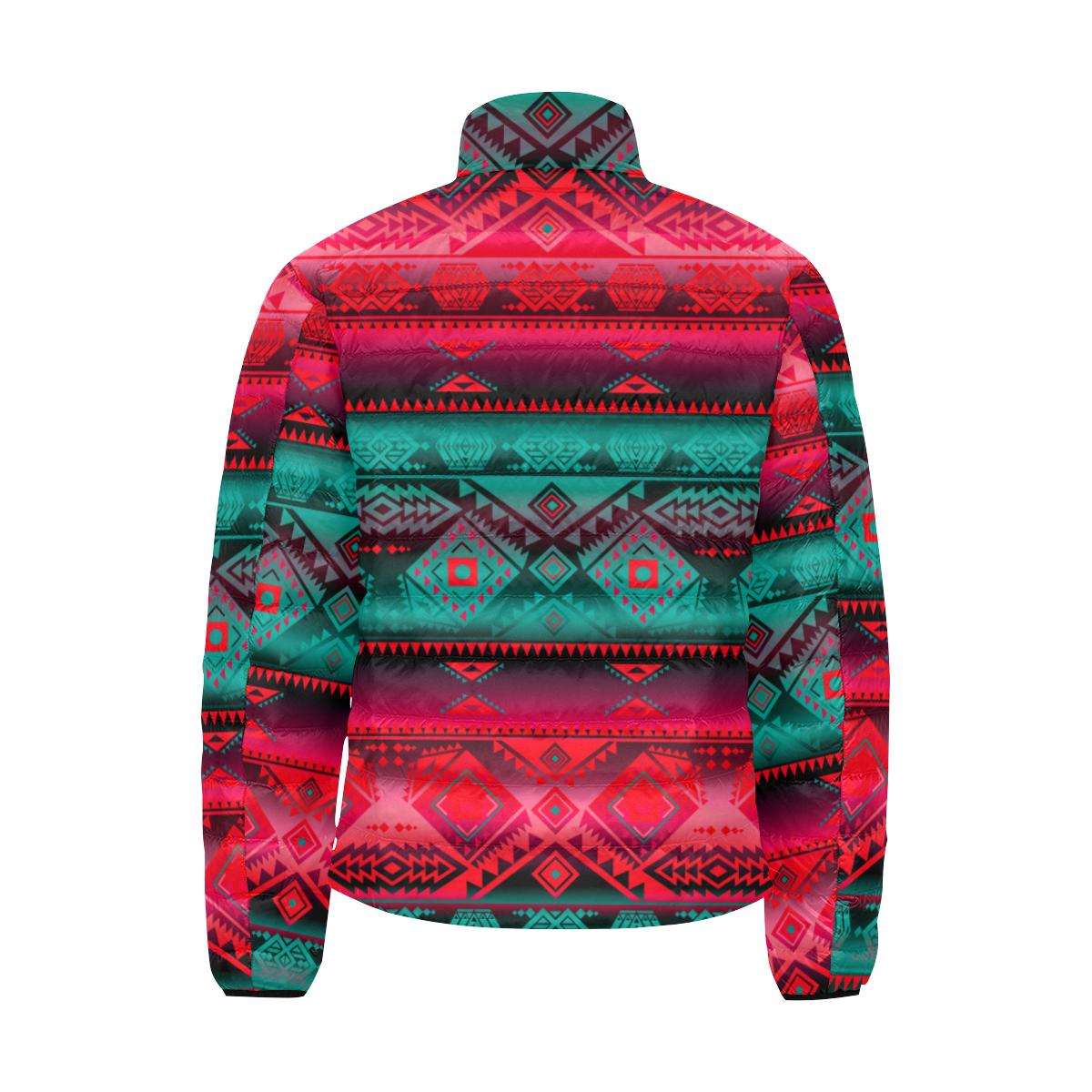 California Coast Summer Gather Men's Stand Collar Padded Jacket (Model H41) Men's Stand Collar Padded Jacket (H41) e-joyer 