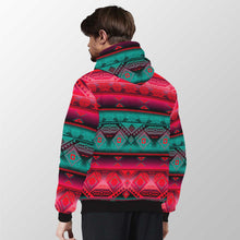 Load image into Gallery viewer, California Coast Summer Gather Sherpa Hoodie 49 Dzine 
