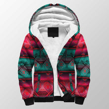 Load image into Gallery viewer, California Coast Summer Gather Sherpa Hoodie 49 Dzine 
