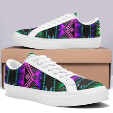 Load image into Gallery viewer, California Coast Sunrise Aapisi Low Top Canvas Shoes White Sole 49 Dzine 
