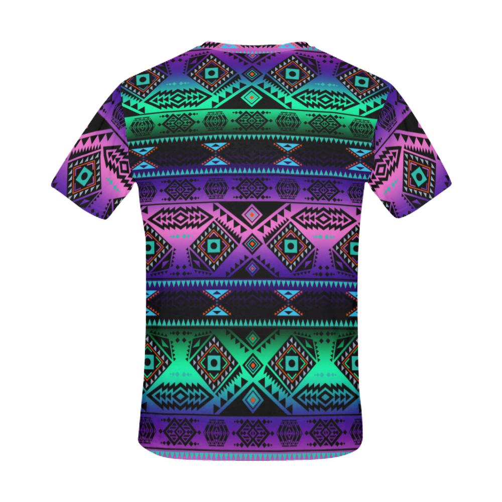 California Coast Sunrise All Over Print T-Shirt for Men (USA Size) (Model T40) All Over Print T-Shirt for Men (T40) e-joyer 