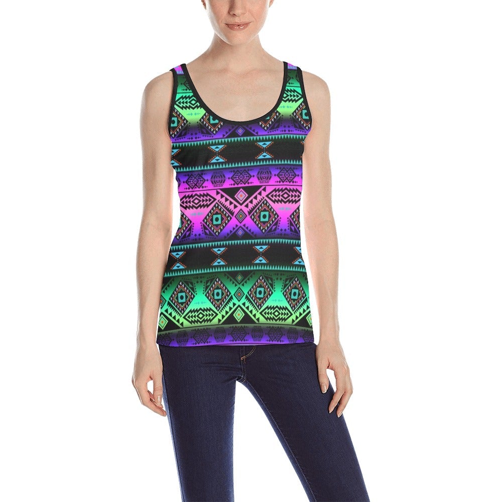 California Coast Sunrise All Over Print Tank Top for Women (Model T43) All Over Print Tank Top for Women (T43) e-joyer 