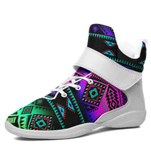 Load image into Gallery viewer, California Coast Sunrise Ipottaa Basketball / Sport High Top Shoes 49 Dzine US Women 4.5 / US Youth 3.5 / EUR 35 White Sole with White Strap 
