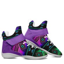 Load image into Gallery viewer, California Coast Sunrise Ipottaa Basketball / Sport High Top Shoes - White Sole 49 Dzine 
