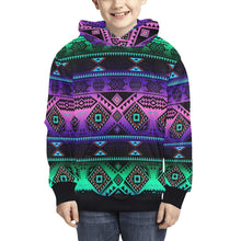 Load image into Gallery viewer, California Coast Sunrise Kids&#39; All Over Print Hoodie (Model H38) Kids&#39; AOP Hoodie (H38) e-joyer 
