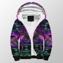 Load image into Gallery viewer, California Coast Sunrise Sherpa Hoodie 49 Dzine 
