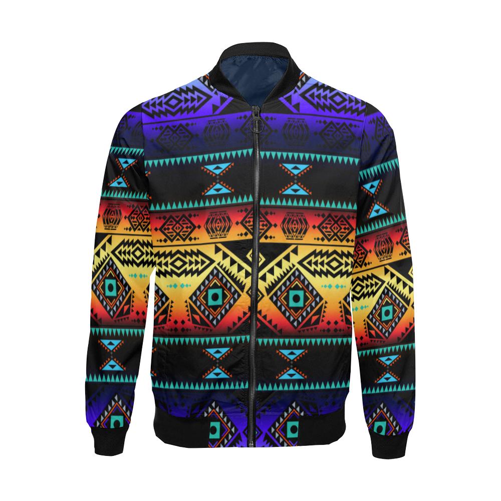 California Coast Sunset All Over Print Bomber Jacket for Men/Large Size (Model H19) All Over Print Bomber Jacket for Men/Large (H19) e-joyer 