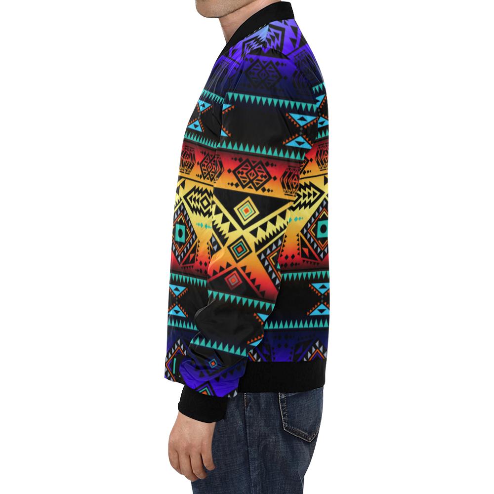 California Coast Sunset All Over Print Bomber Jacket for Men/Large Size (Model H19) All Over Print Bomber Jacket for Men/Large (H19) e-joyer 