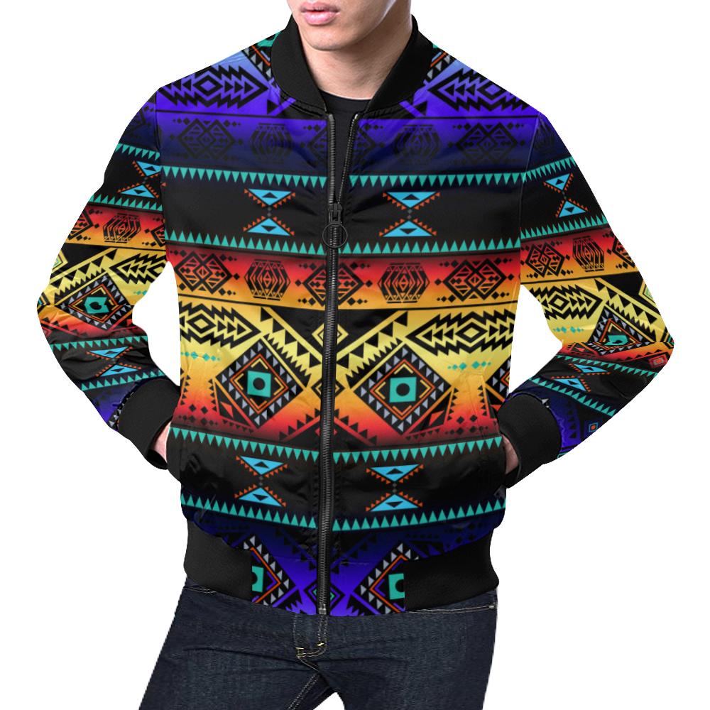 California Coast Sunset All Over Print Bomber Jacket for Men/Large Size (Model H19) All Over Print Bomber Jacket for Men/Large (H19) e-joyer 