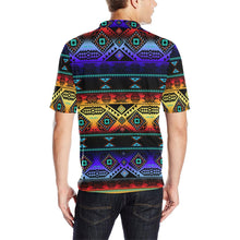 Load image into Gallery viewer, California Coast Sunset Men&#39;s All Over Print Polo Shirt (Model T55) Men&#39;s Polo Shirt (Model T55) e-joyer 
