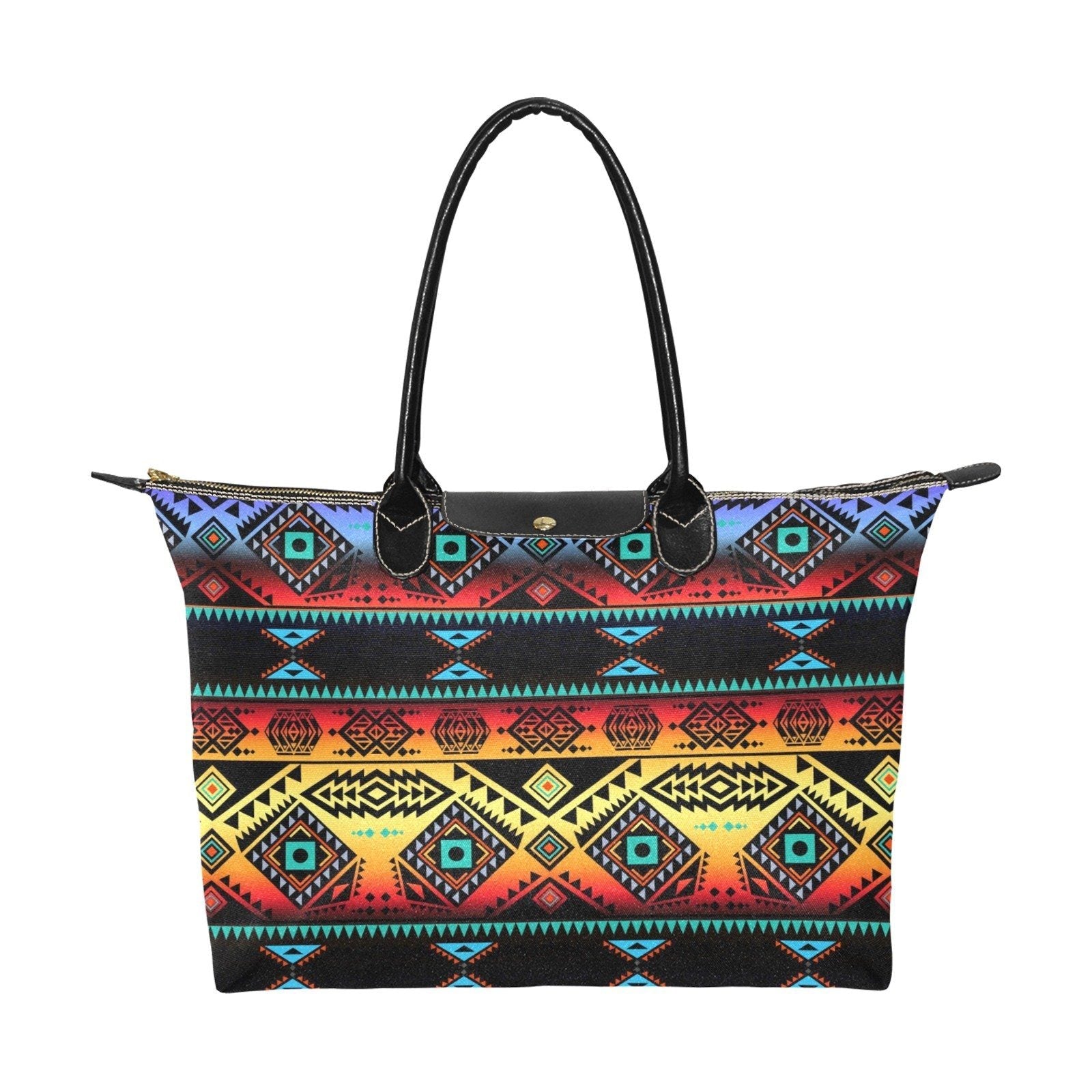 California Coast Sunset Single-Shoulder Lady Handbag (Model 1714) bag e-joyer 