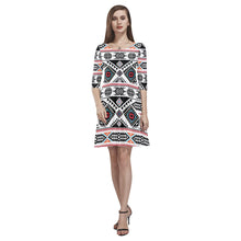 Load image into Gallery viewer, California Coast Tethys Half-Sleeve Skater Dress(Model D20) Tethys Half-Sleeve Skater Dress (D20) e-joyer 
