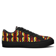 Load image into Gallery viewer, Canyon War Party Aapisi Low Top Canvas Shoes Black Sole 49 Dzine 
