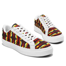 Load image into Gallery viewer, Canyon War Party Aapisi Low Top Canvas Shoes White Sole 49 Dzine 
