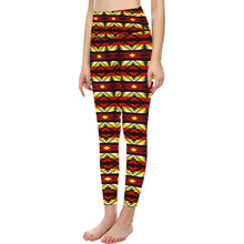 Load image into Gallery viewer, Canyon War Party All Over Print High-Waisted Leggings (Model L36) High-Waisted Leggings (L36) e-joyer 
