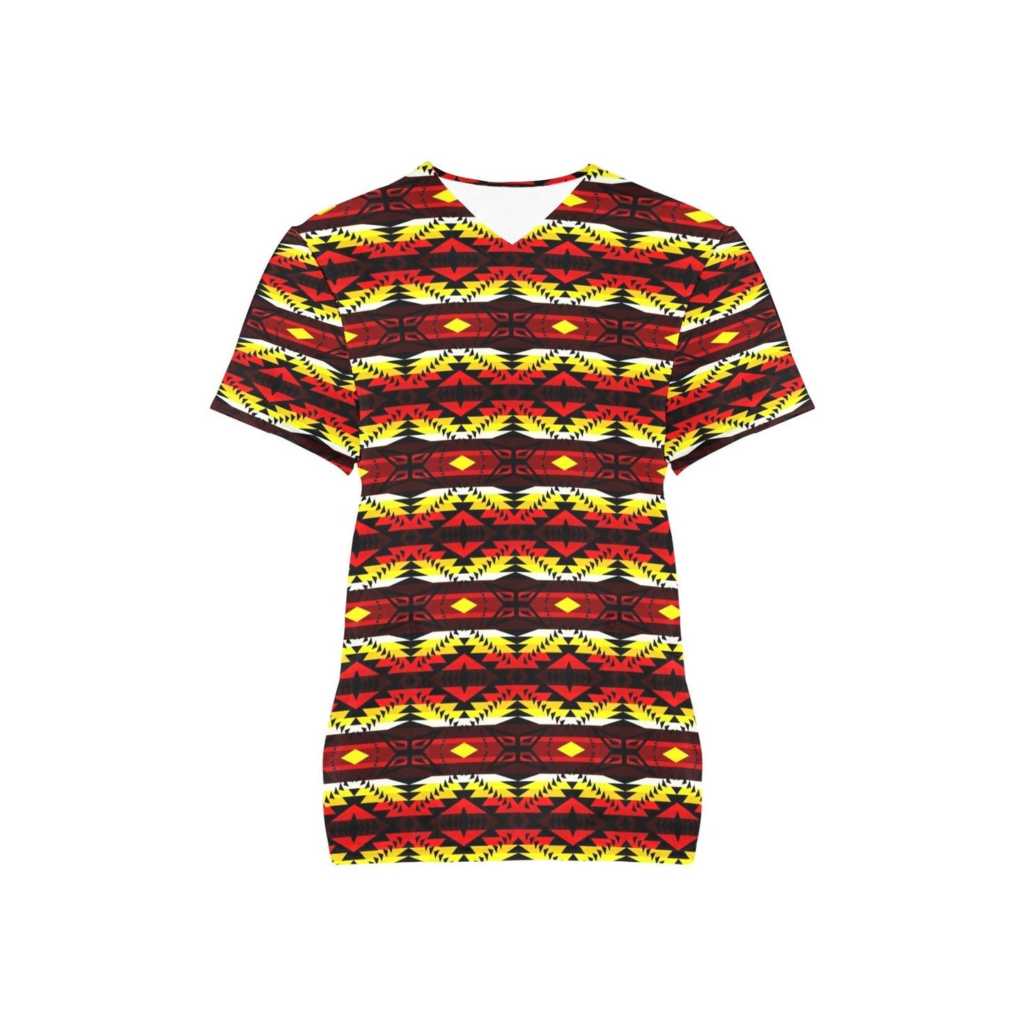 Canyon War Party All Over Print Scrub Top Scrub Top e-joyer 