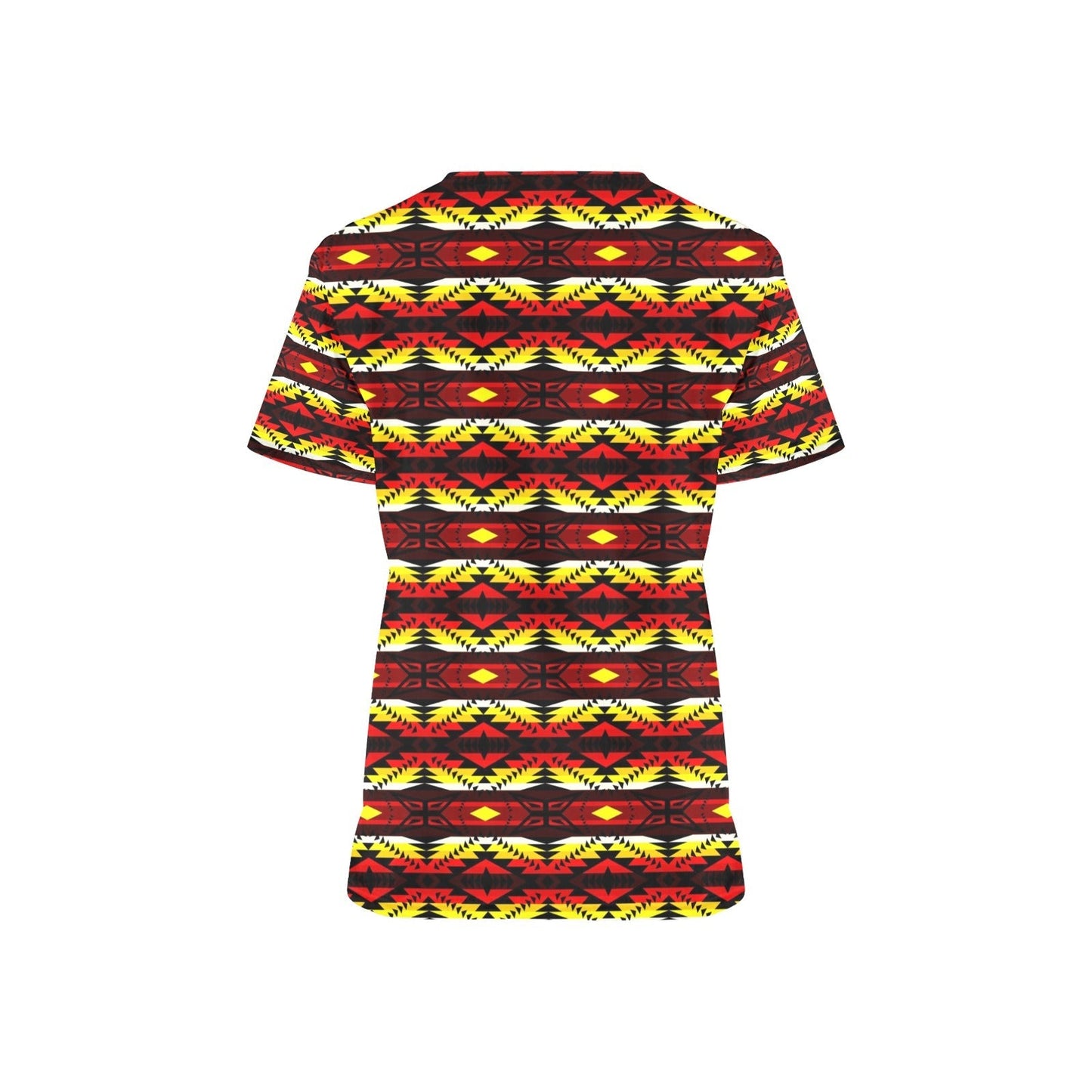 Canyon War Party All Over Print Scrub Top Scrub Top e-joyer 