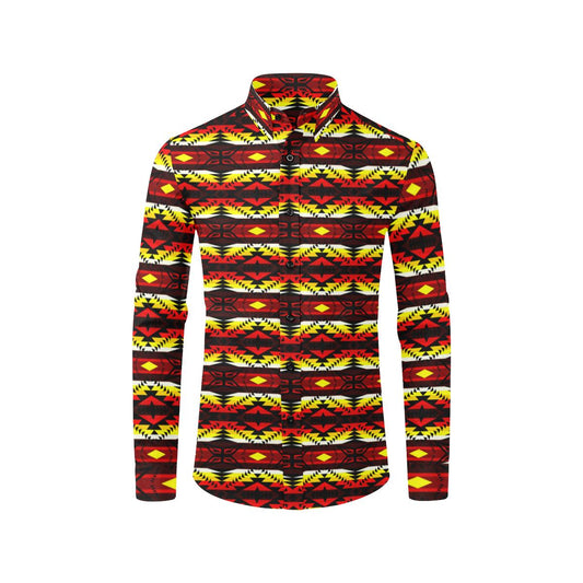 Canyon War Party Men's All Over Print Casual Dress Shirt (Model T61) Men's Dress Shirt (T61) e-joyer 