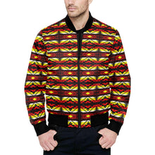 Load image into Gallery viewer, Canyon War Party Unisex Heavy Bomber Jacket with Quilted Lining All Over Print Quilted Jacket for Men (H33) e-joyer 
