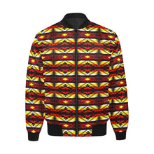 Load image into Gallery viewer, Canyon War Party Unisex Heavy Bomber Jacket with Quilted Lining All Over Print Quilted Jacket for Men (H33) e-joyer 
