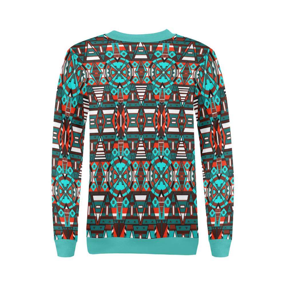 Captive Winter All Over Print Crewneck Sweatshirt for Women (Model H18) Crewneck Sweatshirt for Women (H18) e-joyer 