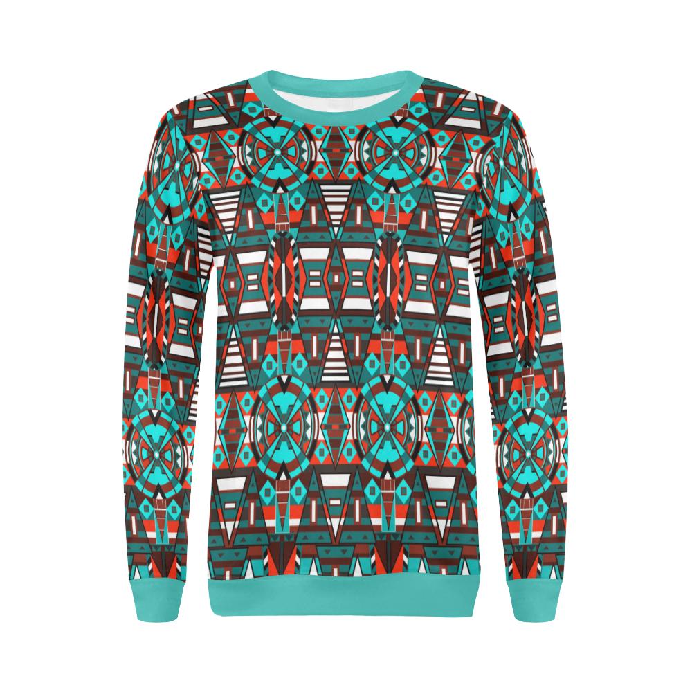 Captive Winter All Over Print Crewneck Sweatshirt for Women (Model H18) Crewneck Sweatshirt for Women (H18) e-joyer 