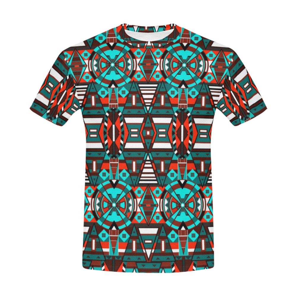 Captive Winter All Over Print T-Shirt for Men (USA Size) (Model T40) All Over Print T-Shirt for Men (T40) e-joyer 