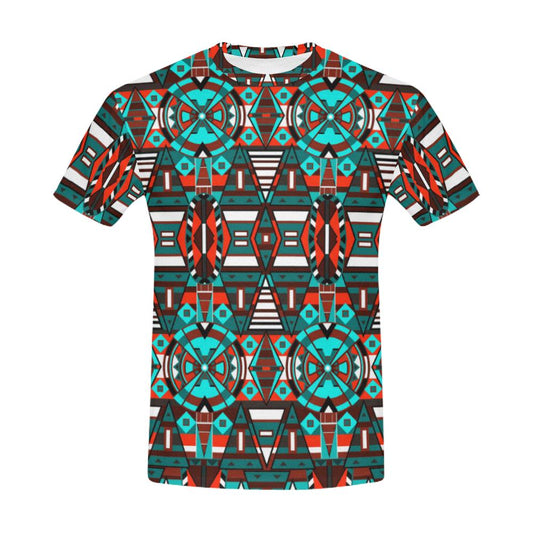 Captive Winter All Over Print T-Shirt for Men (USA Size) (Model T40) All Over Print T-Shirt for Men (T40) e-joyer 