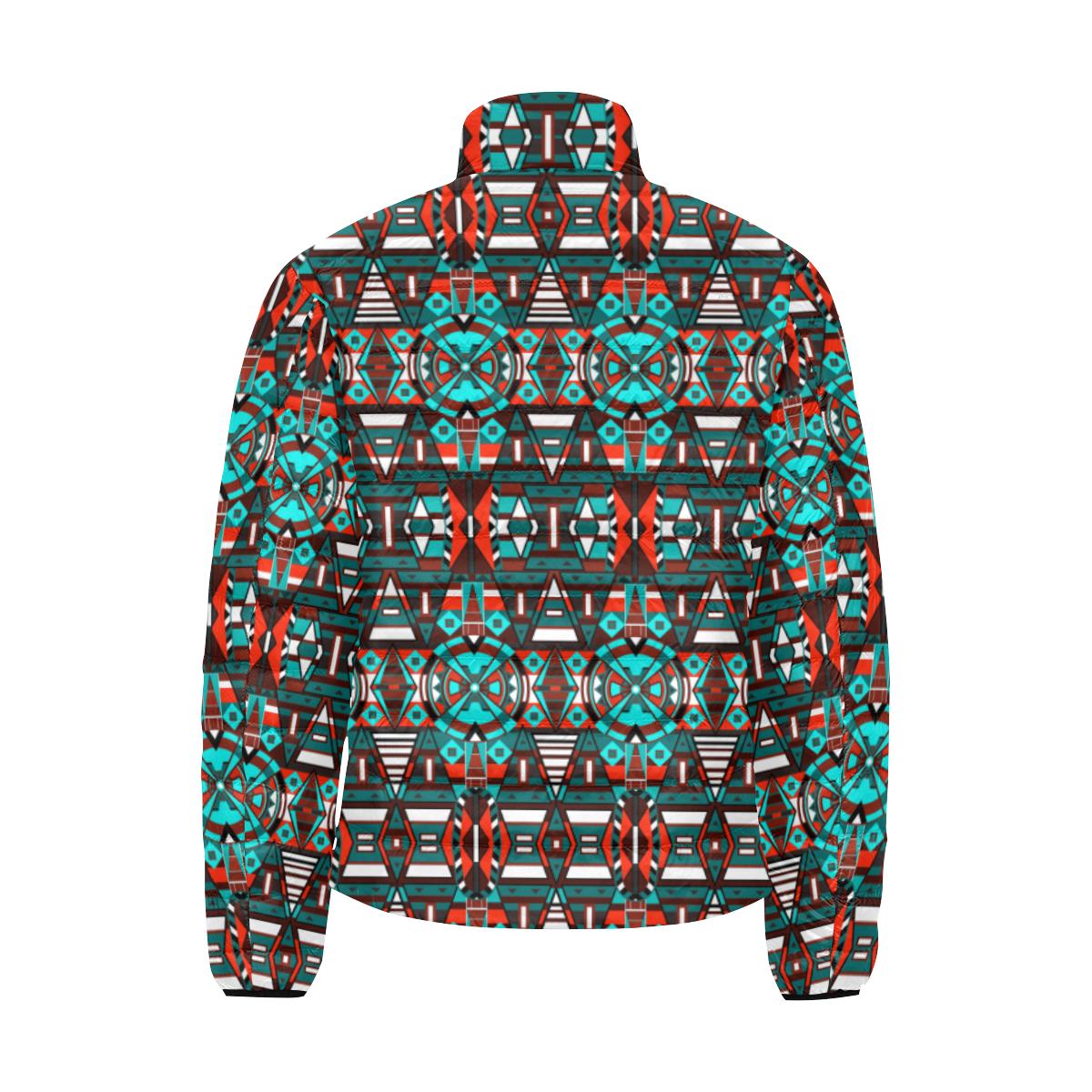 Captive Winter Men's Stand Collar Padded Jacket (Model H41) Men's Stand Collar Padded Jacket (H41) e-joyer 