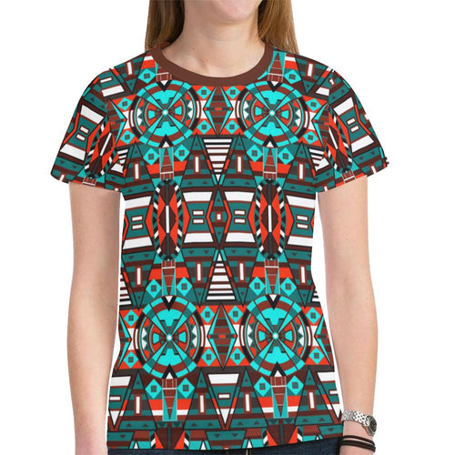 Captive Winter New All Over Print T-shirt for Women (Model T45) New All Over Print T-shirt for Women (T45) e-joyer 