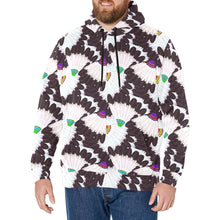 Load image into Gallery viewer, Eagle Feather Fans Men&#39;s Long Sleeve Fleece Hoodie
