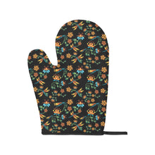 Load image into Gallery viewer, Dragon Lily Noir Oven Mitt &amp; Pot Holder
