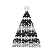 Load image into Gallery viewer, Between the Mountains Black and White Santa Hat
