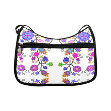 Load image into Gallery viewer, Floral Beadwork Seven Clans White Crossbody Bags
