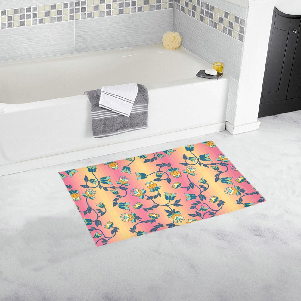 Orange Days Bath Rug 16''x 28''