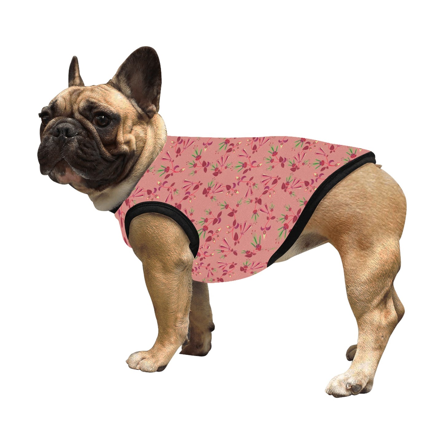 Swift Floral Peach Rouge Remix Pet Tank Top