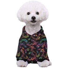 Load image into Gallery viewer, Neon Floral Eagles Pet Dog Hoodie
