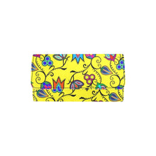 Load image into Gallery viewer, Indigenous Paisley Yellow Women&#39;s Trifold Wallet
