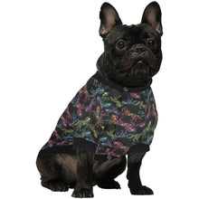 Load image into Gallery viewer, Neon Floral Horses Pet Dog Round Neck Shirt
