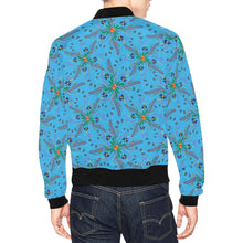 Load image into Gallery viewer, Willow Bee Sapphire Bomber Jacket for Men
