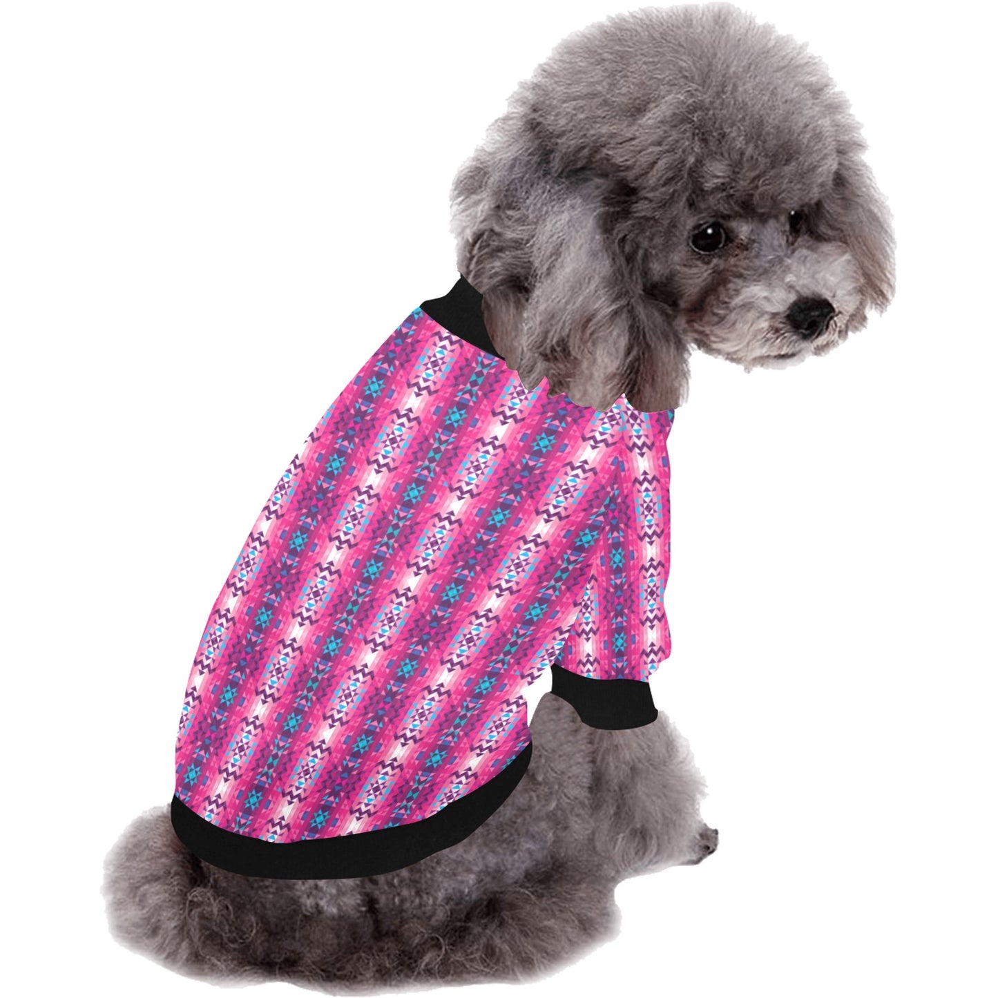 Bright Wave Pet Dog Round Neck Shirt
