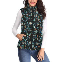 Load image into Gallery viewer, Ocean Bloom Women&#39;s Padded Vest Jacket
